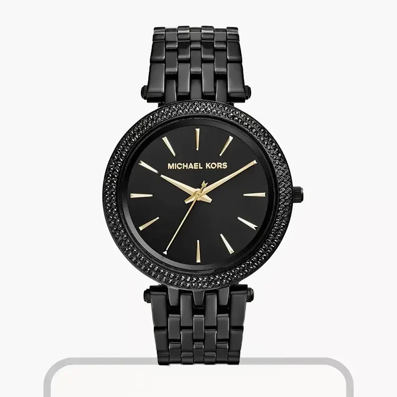 Michael Kors Darci Black ion Plated Fashion Ladies Watch- MK3337